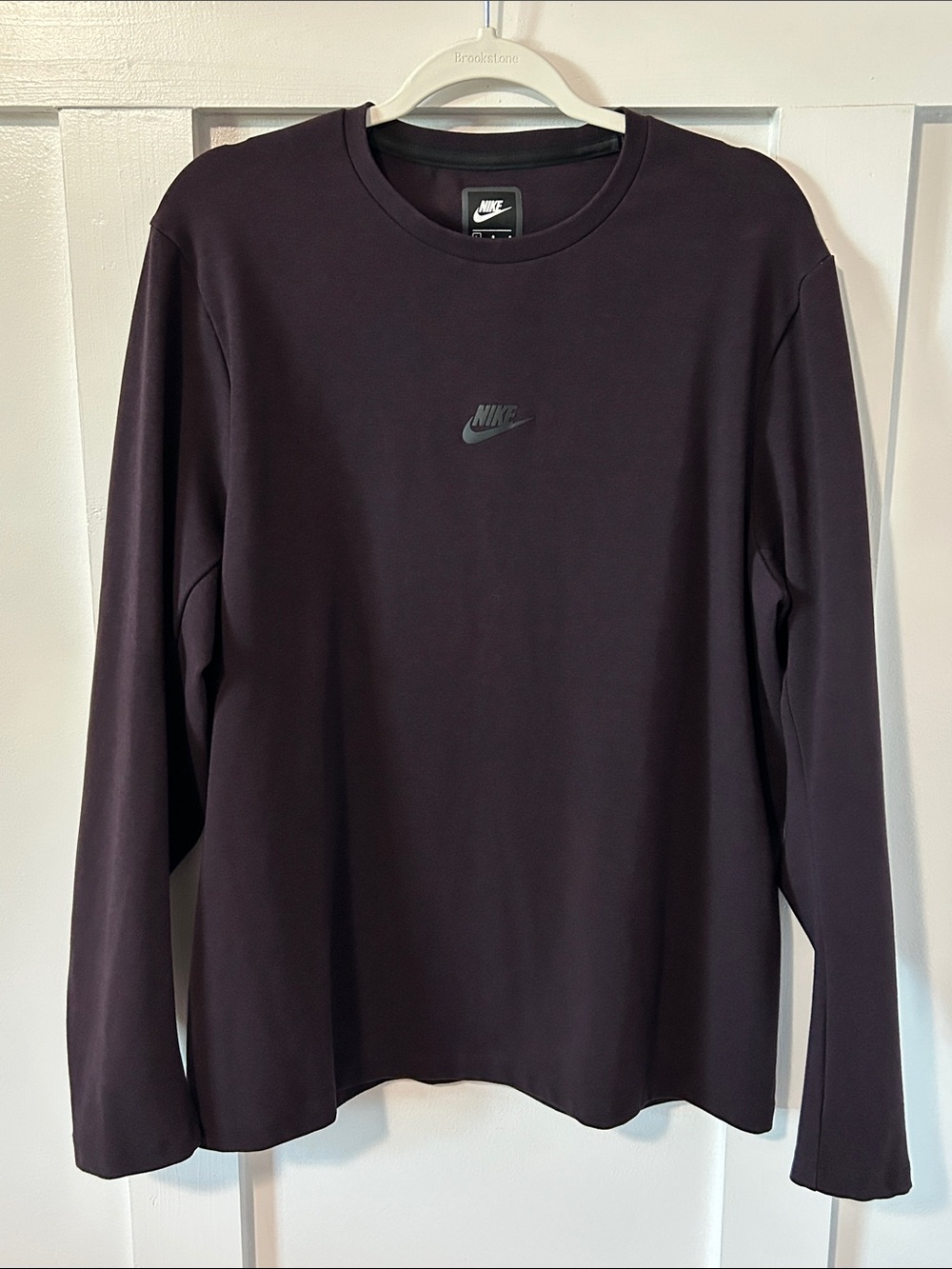 Nike Sportswear Tech Pack Long-Sleeve Crew Plum Purple Men’s Shirt Large